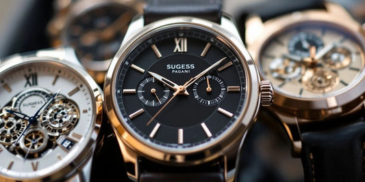 Elegant luxury watches from Sugess, Pagani, and Oupinke.