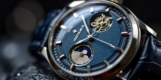 Sugess Moonphase watch close-up