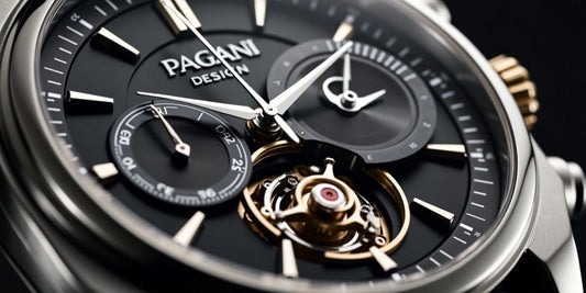 Close-up of Pagani Design watch