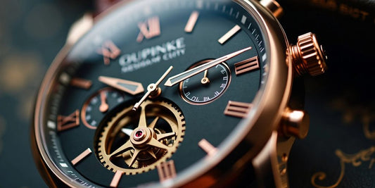 Elegant OUPINKE mechanical watch close-up