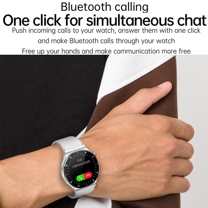 New Bluetooth Call Smart Watch Men Sports Fitness Tracker Waterproof Smartwatch Large HD screen for huawei Xiaomi phone+box