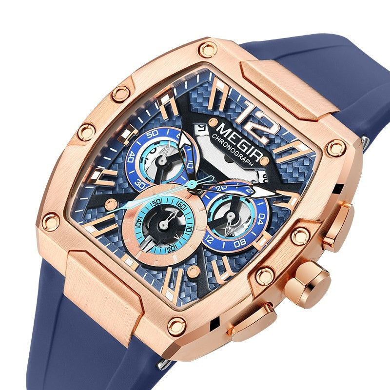 Waterproof Luminous Fashion Sports Men’s Watch – Stylish & Durable Timepiece