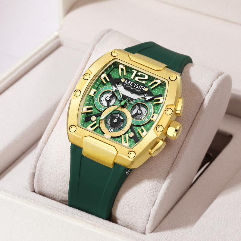 Waterproof Luminous Fashion Sports Men’s Watch – Stylish & Durable Timepiece