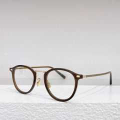 Titanium Retro Eyeglasses