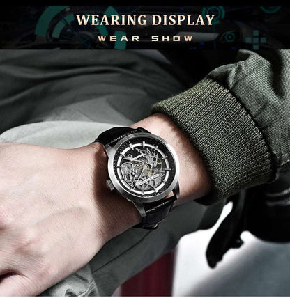 PAGANI DESIGN New Luxury Automatic Mechanical Watch for Men – Stainless Steel, Waterproof, Leather Strap