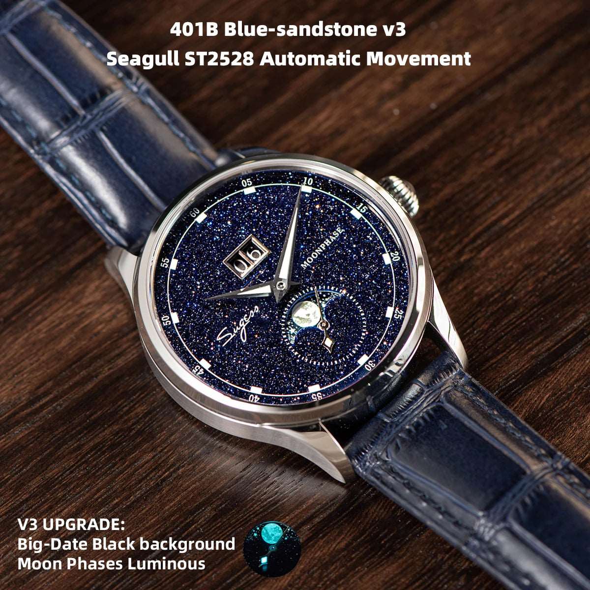 Moonphase Automatic Men's Watch