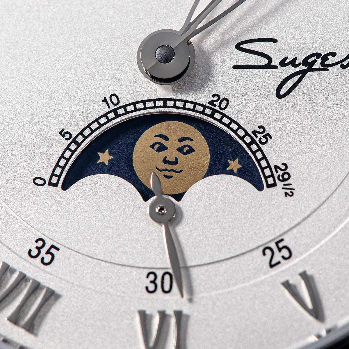 Sugess Automatic Moonphase Watch for Men – Sapphire, Seagull Movement