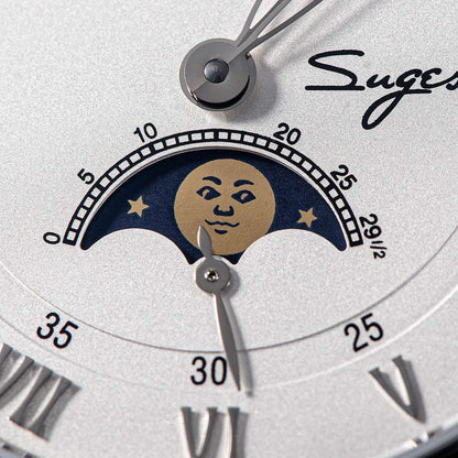 Sugess Automatic Moonphase Watch for Men – Sapphire, Seagull Movement