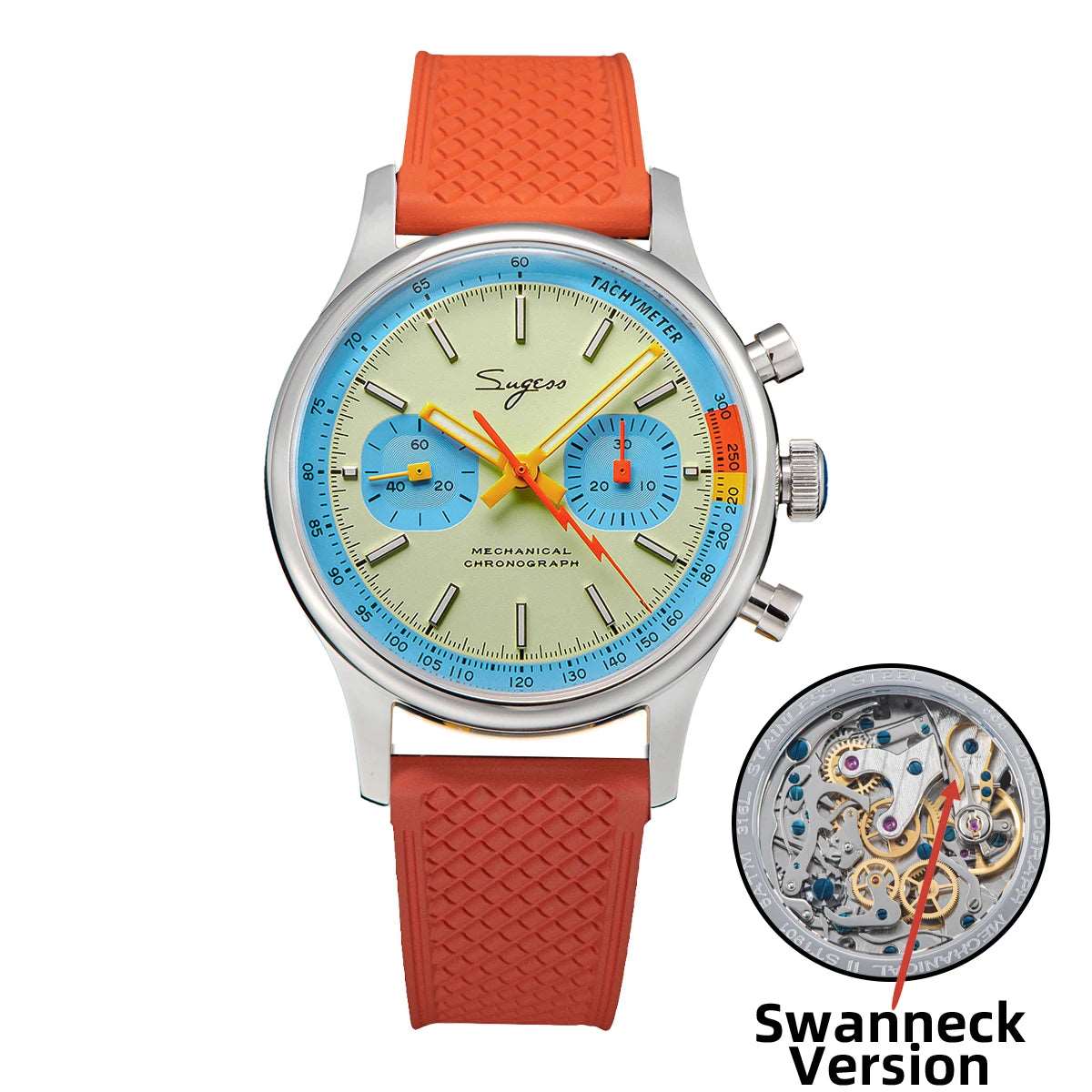 Sugess Pilot Chronograph Watch
