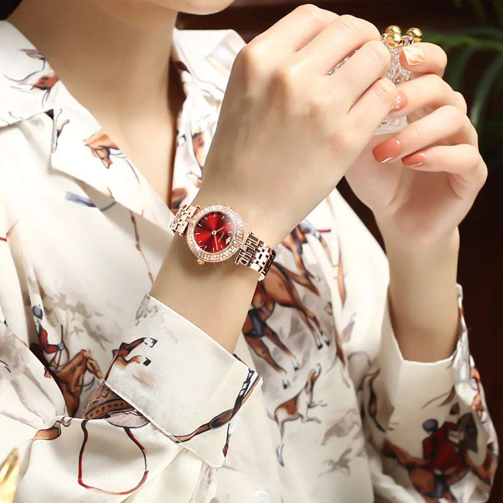 OUPINKE Luxury Slim Ladies Watch