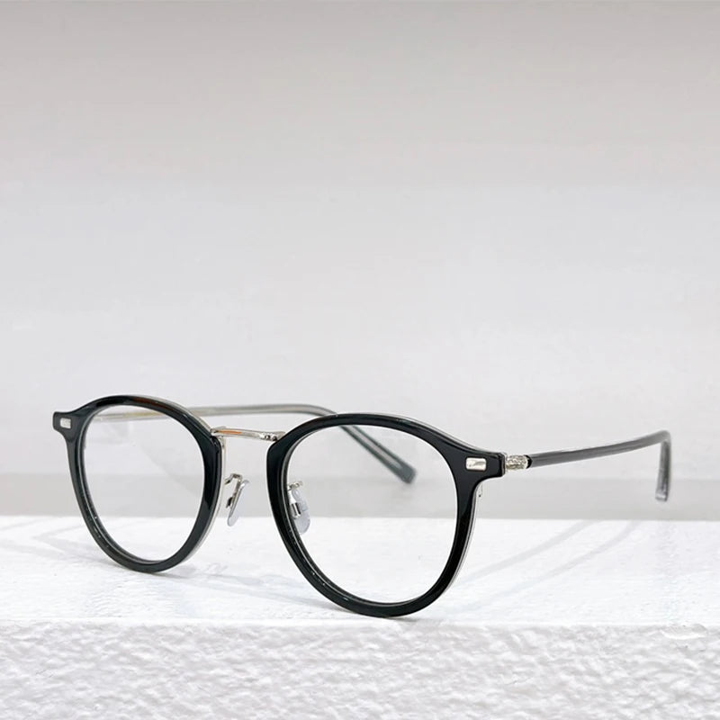 Titanium Retro Eyeglasses