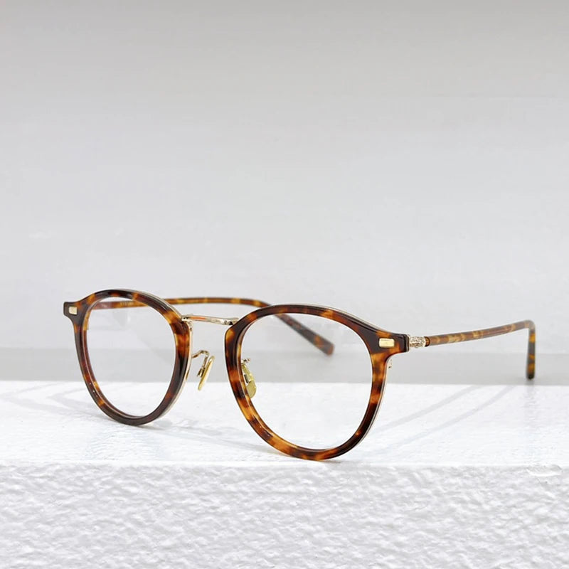 Titanium Retro Eyeglasses