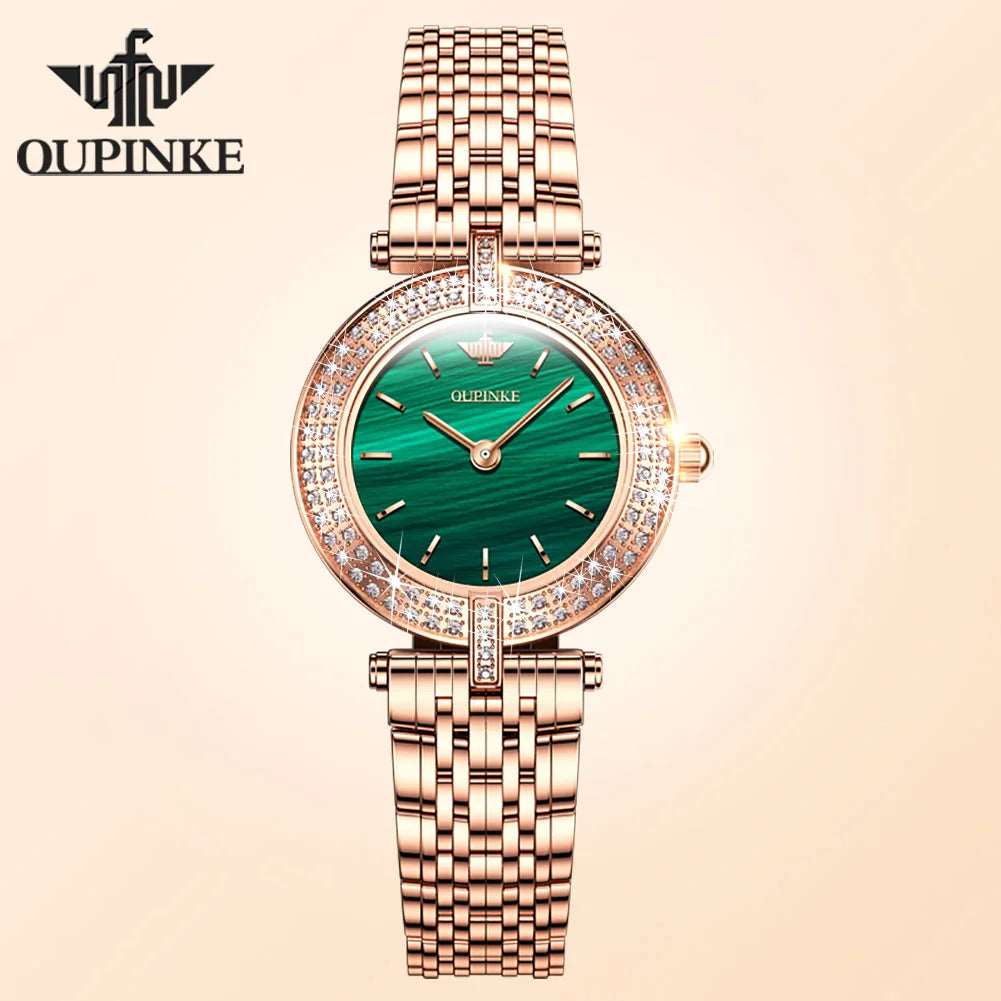 OUPINKE Luxury Slim Ladies Watch