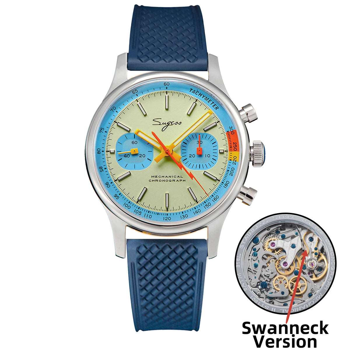Sugess Pilot Chronograph Watch
