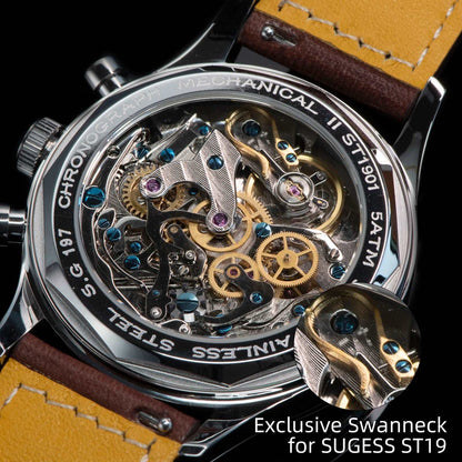 Sugess Pilot Chronograph Watch