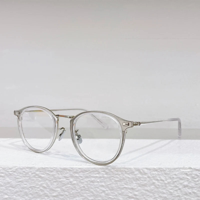 Titanium Retro Eyeglasses