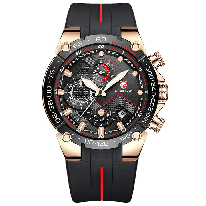 Men's Luxury Big Dial Waterproof Quartz Sports Chronograph Wristwatch - Classic and Stylish Design for Men - AristoLuxe