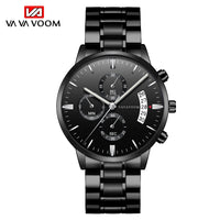Stylish Stainless Steel Men's Wristwatch - Luxury Top Brand with an Eye for Fashion, Business & Timekeeping - AristoLuxe