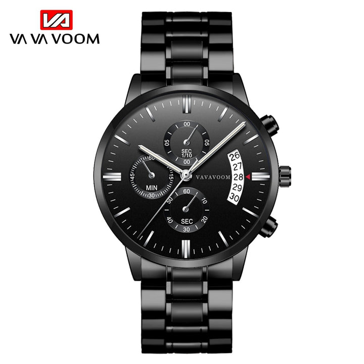 Stylish Stainless Steel Men's Wristwatch - Luxury Top Brand with an Eye for Fashion, Business & Timekeeping - AristoLuxe