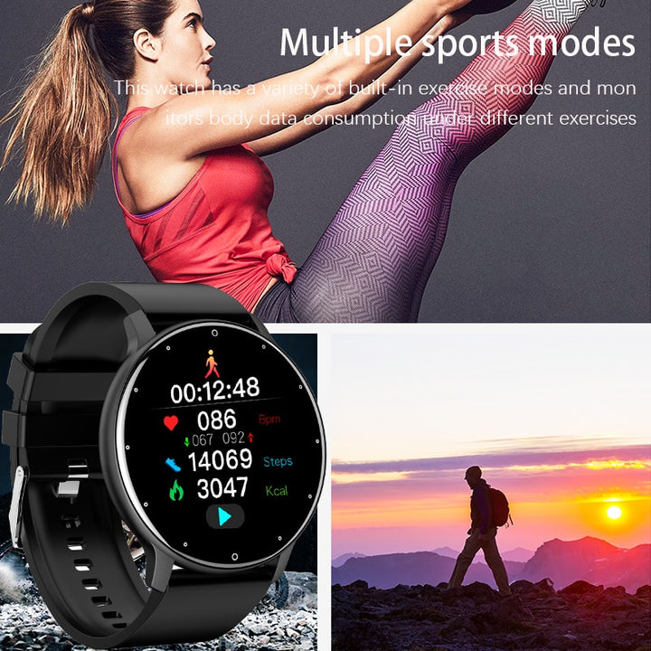 Smart Watch - Full Touch Screen, IP67 Waterproof, Bluetooth Connectivity for Android and iOS, Ideal for Sports and Fitness, with Box - Men's Smartwatch - AristoLuxe