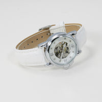 Trendy Women's Automatic Watch - Stay Fashionably On Time with Water Resistance and Hardlex Dial Window.