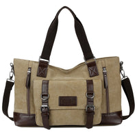 Wellvo Travel Duffle Bag - The Perfect Combination of Vintage Style and Modern Functionality - Make Every Trip a Breeze