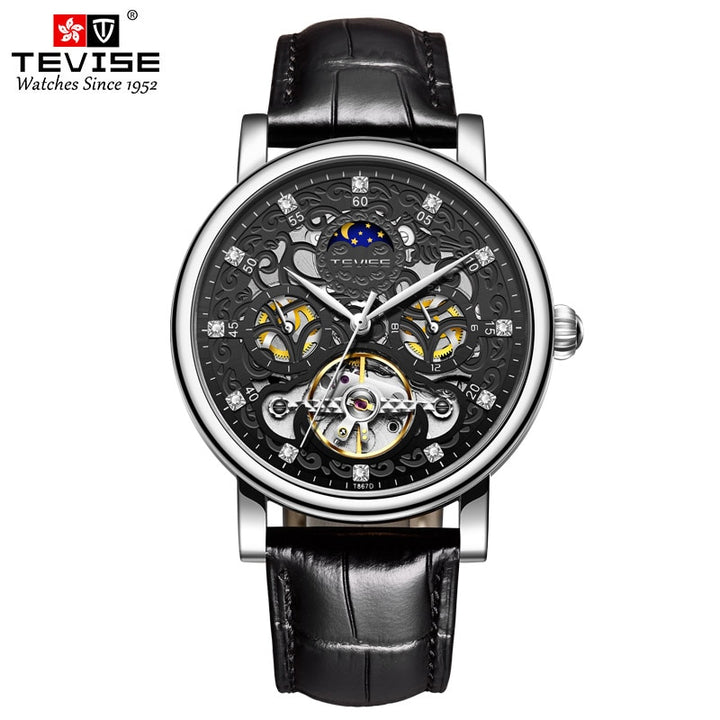 Tevise Men's Mechanical Watch - A Timeless Gift for the Modern Man - Water Resistant and Shockproof