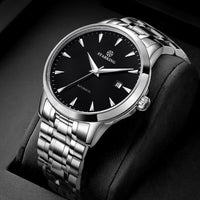 STARKING Men's Mechanical Watch - A Sleek and Ultra-Thin Timepiece with Water Resistance up to 5Bar.
