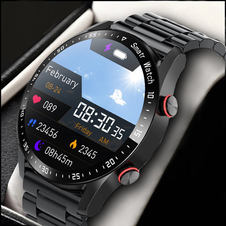 Men's Luxury ECG+PPG Smart Watch - Bluetooth Call, Music Player, Sports Waterproof Smartwatch by AristoLuxe - AristoLuxe
