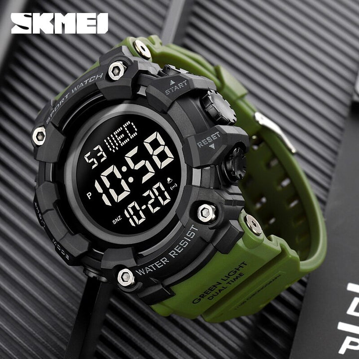 Luxury Sport Watch for Men - Stopwatch, Countdown, Digital Display, and 50Bar Waterproof Military Design - Perfect for the Stylish and Active Man - AristoLuxe