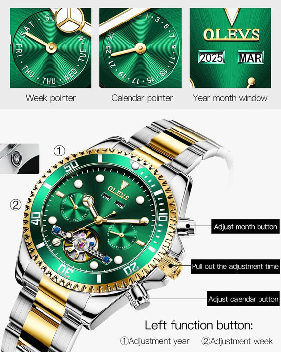 Mechanical Watch - A Luxury Timepiece That Keeps You On Schedule. - AristoLuxe